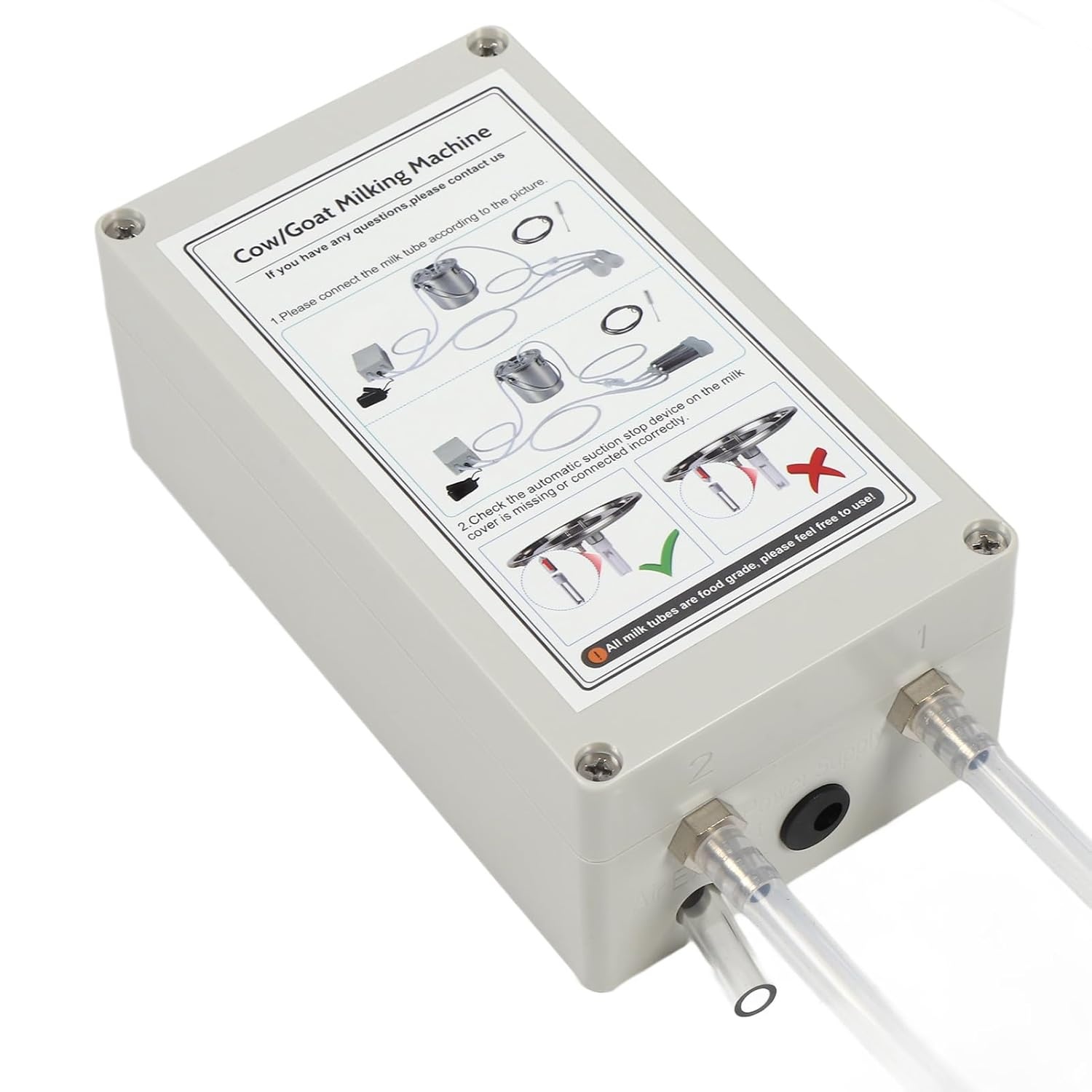 14L Elektrische Melkmachine voor Koeien/Geiten - 35% Korting