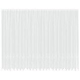 Kantgordijn Wit 260 x 600 cm Polyester - 32% Korting