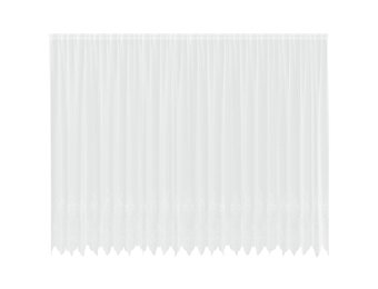 Kantgordijn Wit 260 x 600 cm Polyester - 32% Korting