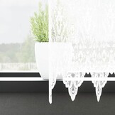Kantgordijn Wit 260 x 600 cm Polyester - 32% Korting