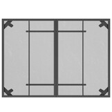 vidaXL Tuintafel Staalgaas 110x80x72 cm Antraciet - 34% Korting!