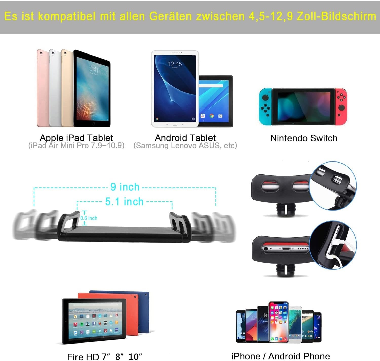 SAMHOUSING Tablet & Telefoonstandaard - 32% Korting - Bed & Bureau
