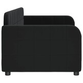 vidaXL Slaapbank 80x200 cm fluweel zwart