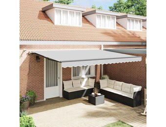 Markies met Antraciet 4 × 3 m Metaal
