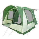 vidaXL Autotent 4-persoons waterdicht groen