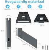 Starlink houder, 360° verstelbare korte wandhouder, accessoires voor Gen 3 en Mini