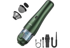 Draadloze Handstofzuiger Groen - 7500 Pa Kracht, 25 Min Accu (69% Korting)