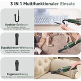 Draadloze Handstofzuiger voor auto, huis & kantoor | 7500 Pa | 70W | 120ml stofreservoir | 25 min accuduur | Groen
