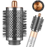 Grote ronde volumeborstel-opzetstuk voor Dyson Airwrap, met lange, fijne borstelharen om het haar vorm en meer volume te geven, compatibel met HS01/HS05/HS08, koper