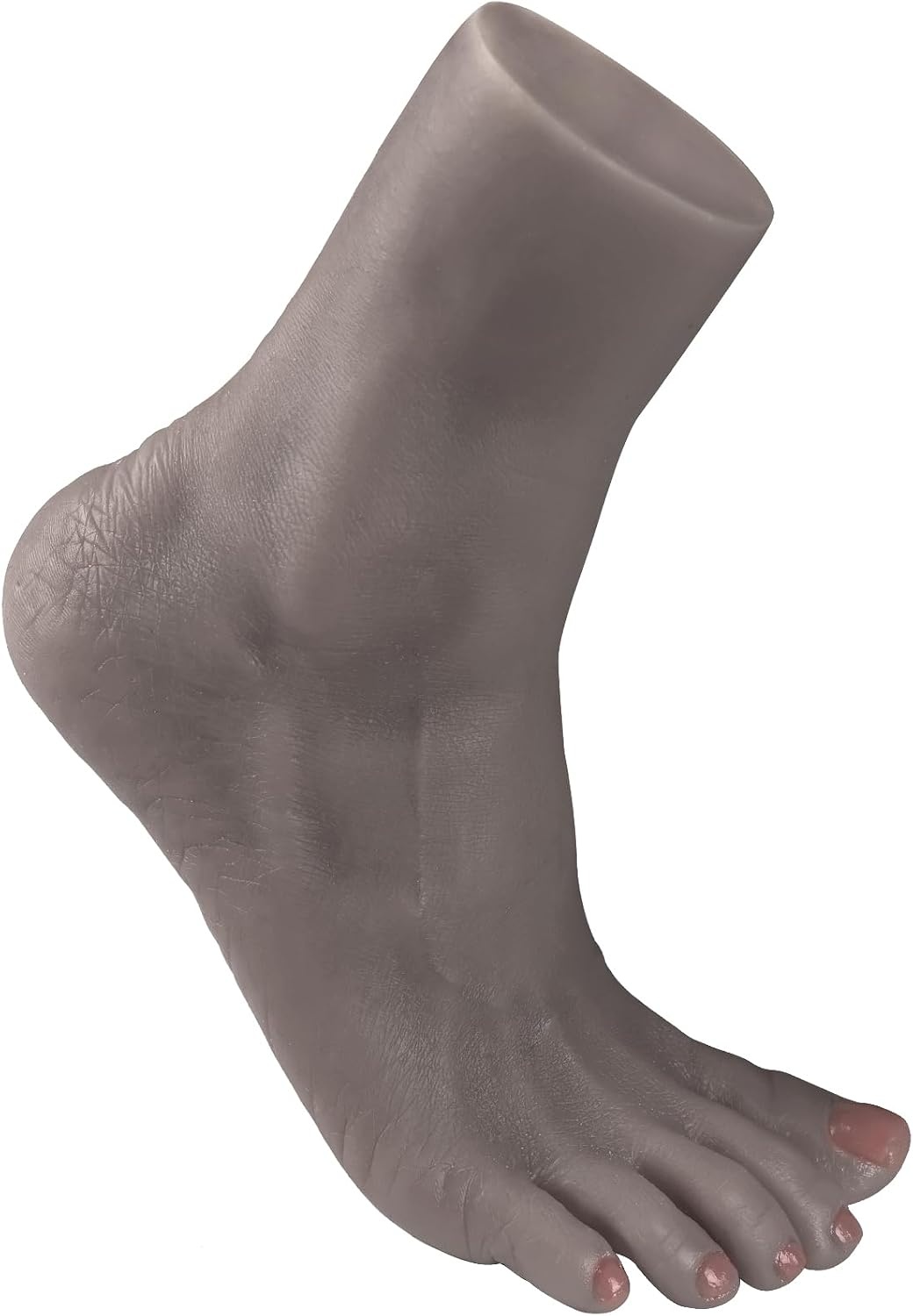 Silicone Kunstmatige Voet Nursing Mannequin Realistische 1:1 Restauratie Flexibele Zachte Oefenmodel Display Juwelen Prosthetiek Manicure Kunstcollectie (Vrouwelijke, Licht, Links)