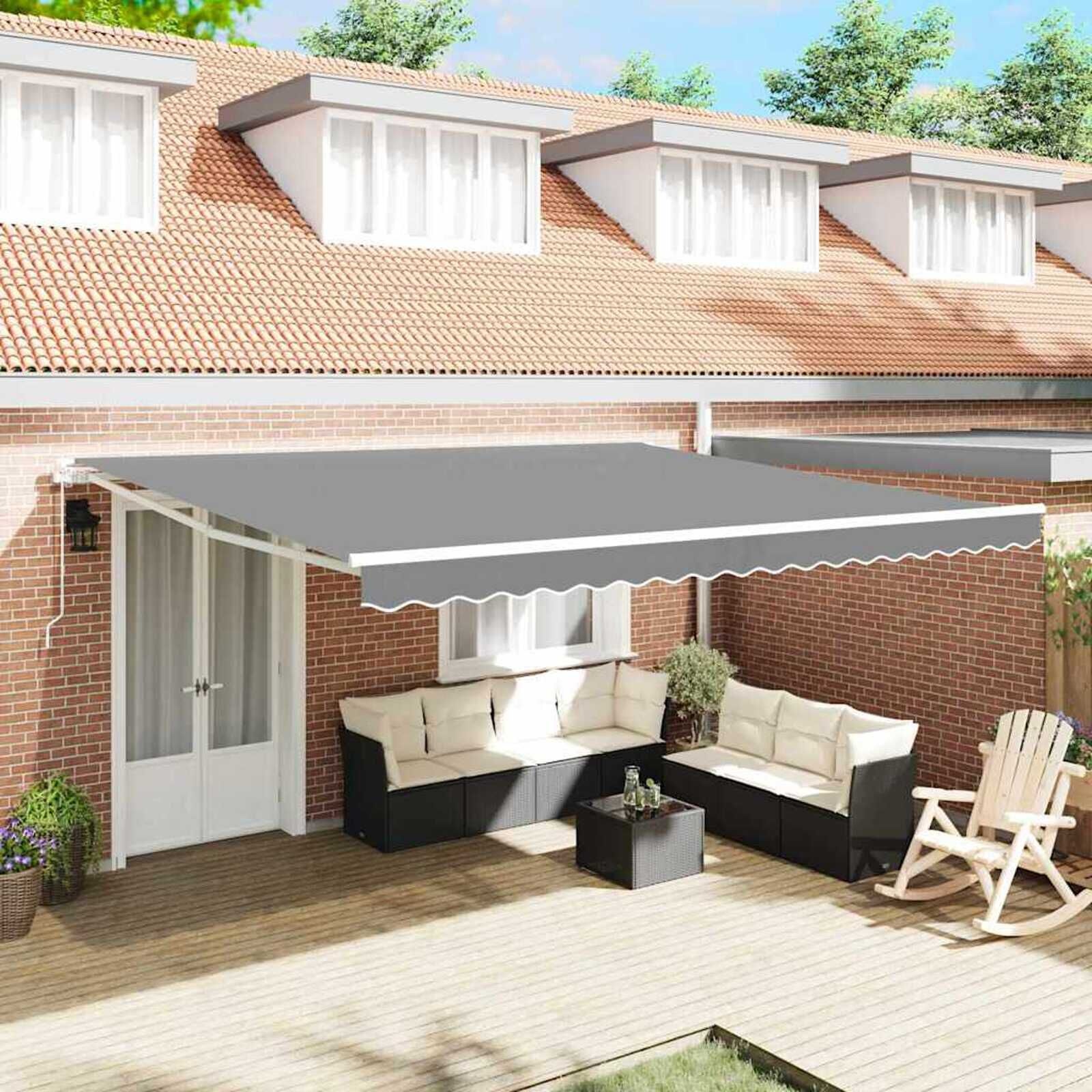 Markies Handmatig Wit 4,5 × 3,5 m Metaal