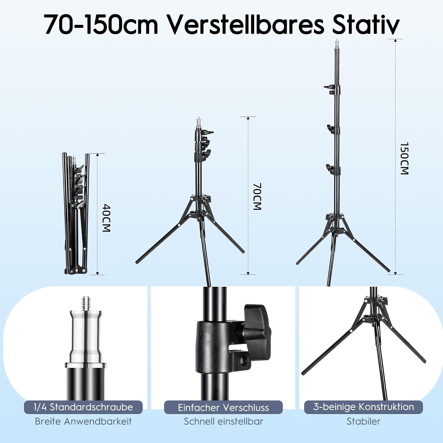 Softbox LED 85W met Afstandsbediening Verstelbaar 2700-6400K 40x40cm - Maat 1 x 40 x 40 cm Softbox 85 W