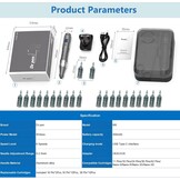 Dr.pen Microneedling, Professionele Ultima M8 Draadloze Micro Microneedling Pen met 12 Stks 16 Pin & 10 Stks 36 Pin Vervangende Cartridges Naalden, Magic Skin Care Kit voor Gezicht Neck Body