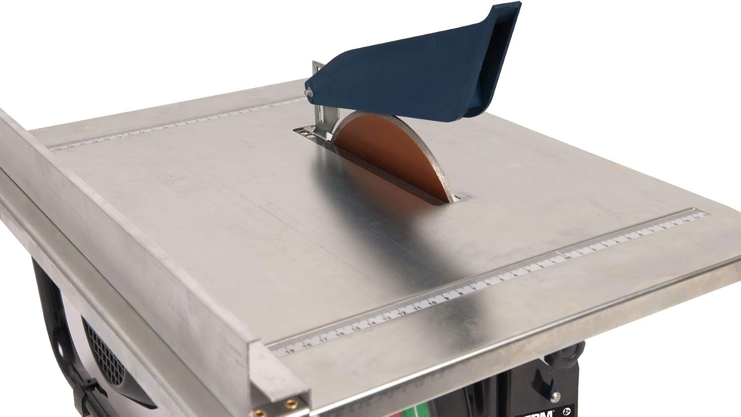 FERM Tegelsnijder 900W - 2950/min - 200mm diamantschijf - watergekoeld zaagblad - 0-45 graden verstelbaar, zwart, blauw, RVS