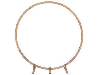 vidaXL Trouwrand Licht Bruin 224 x 80 x 220 cm Massief grenenhout