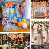 Gouden tafelstanghouder met klemmen, 1,8 x 1,2 m, achtergrondhouder van verguld metaal, voor bruiloftsboog, verjaardagsfeest, Halloween, kerstdecoratie