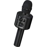 BONAOK Draadloze Karaoke Microfoon - Bluetooth Handheld Karaoke Speler - Zwart