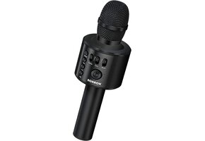 Draadloze Karaoke Microfoon met Bluetooth & Recorder - Zwart