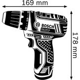 Bosch Professional 12V System accuschroefboormachine GSR 12V-15 met 2 x accu 2,0 Ah, oplader, 39-dlg. accessoireset, tas - Amazon Exclusive-set