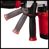Einhell Breekhamer TE-DH 12 (1050 W, 12 J, SDSmax-gereedschapshouder, trillingsgedempte handgreep, flexibel verstelbare extra handgreep, 4 m rubberen kabel, incl. Spitse- platte beitels, incl. e-box)