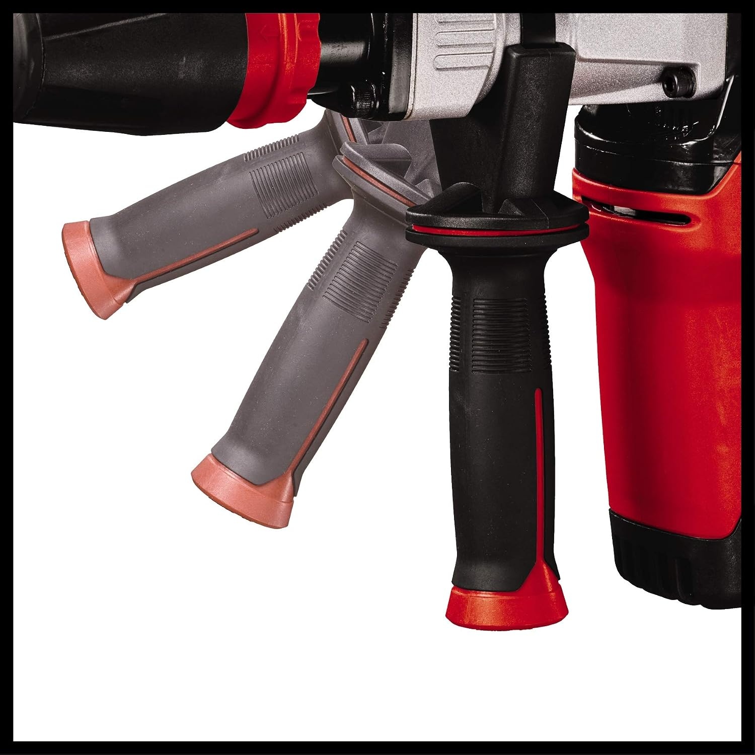 Einhell Breekhamer TE-DH 12 (1050 W, 12 J, SDSmax-gereedschapshouder, trillingsgedempte handgreep, flexibel verstelbare extra handgreep, 4 m rubberen kabel, incl. Spitse- platte beitels, incl. e-box)