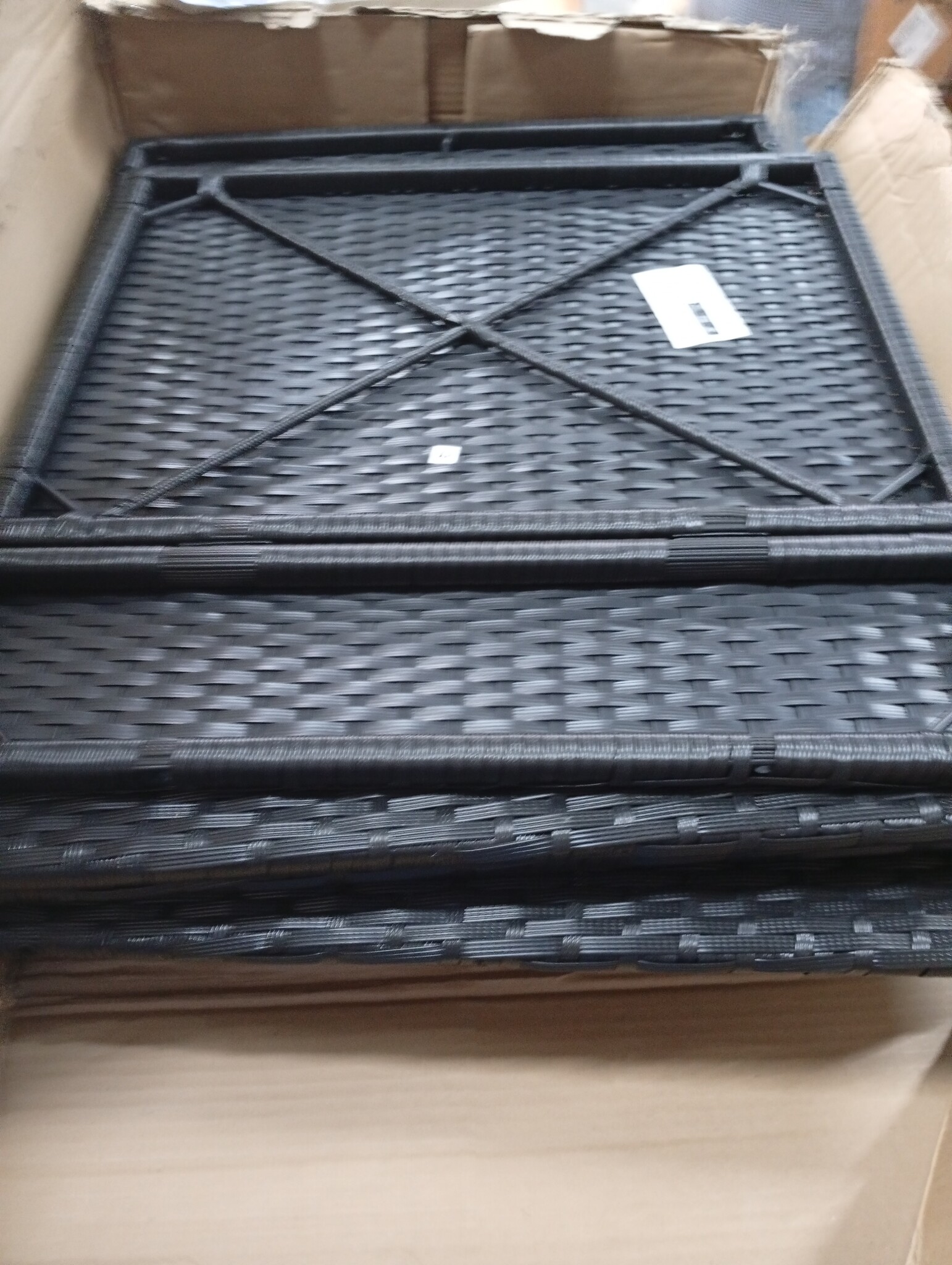 VidaXL Tuinbank 2-zits Poly Rattan Zwart - 59% Korting