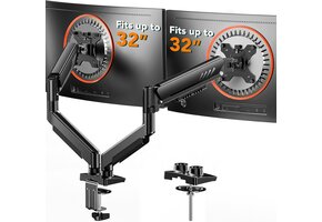Dubbele Monitorarm 13-32 inch, Volledig Verstelbaar met 34% Korting