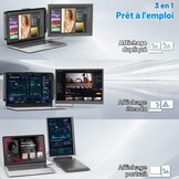 Teamgee S1 Pro Max 14 inch QHD Portable Monitor - Zilver