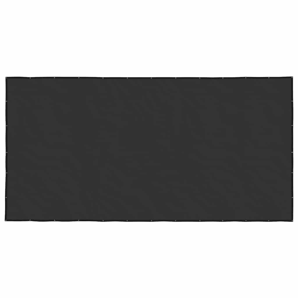 vidaXL Containernet 3x6 m HDPE zwart