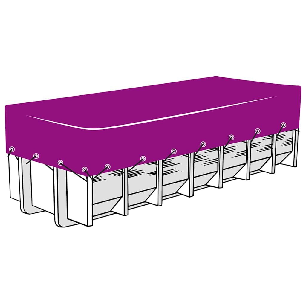 vidaXL Containernet 3x6 m HDPE zwart