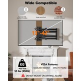 Lange Reach 1036mm TV Muurbeugel voor 13-43 Inch TV's & Monitoren - Maat voor 13-43 inch tv's
