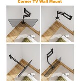 Lange Reach 1036mm TV Muurbeugel voor 13-43 Inch TV's & Monitoren - Maat voor 13-43 inch tv's