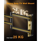 Lange Reach 1036mm TV Muurbeugel voor 13-43 Inch TV's & Monitoren - Maat voor 13-43 inch tv's