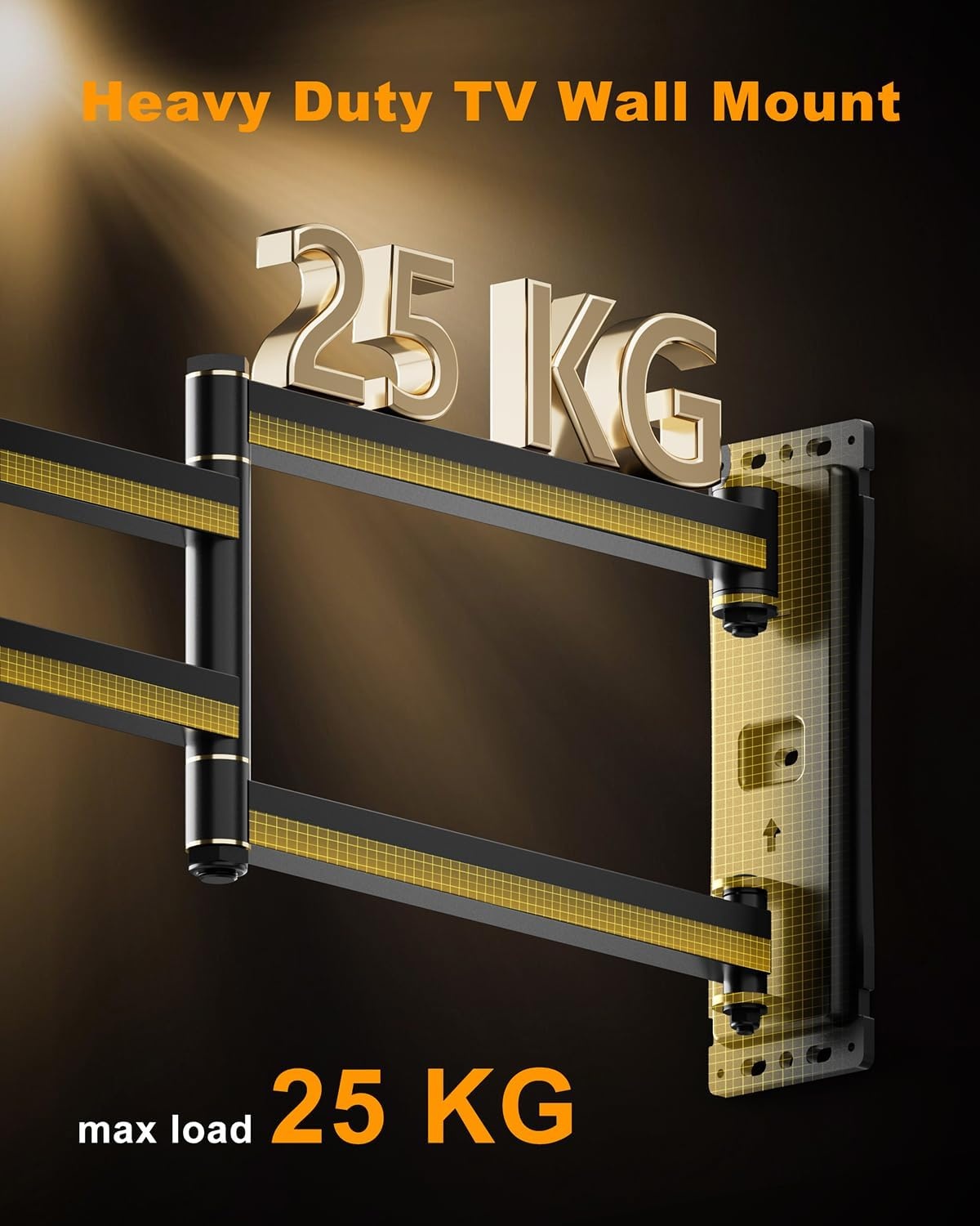 Lange Reach 1036mm TV Muurbeugel voor 13-43 Inch TV's & Monitoren - Maat voor 13-43 inch tv's