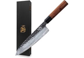 Gyuto Koksmes Japans 22 cm - Handgesmeed - 34% Korting