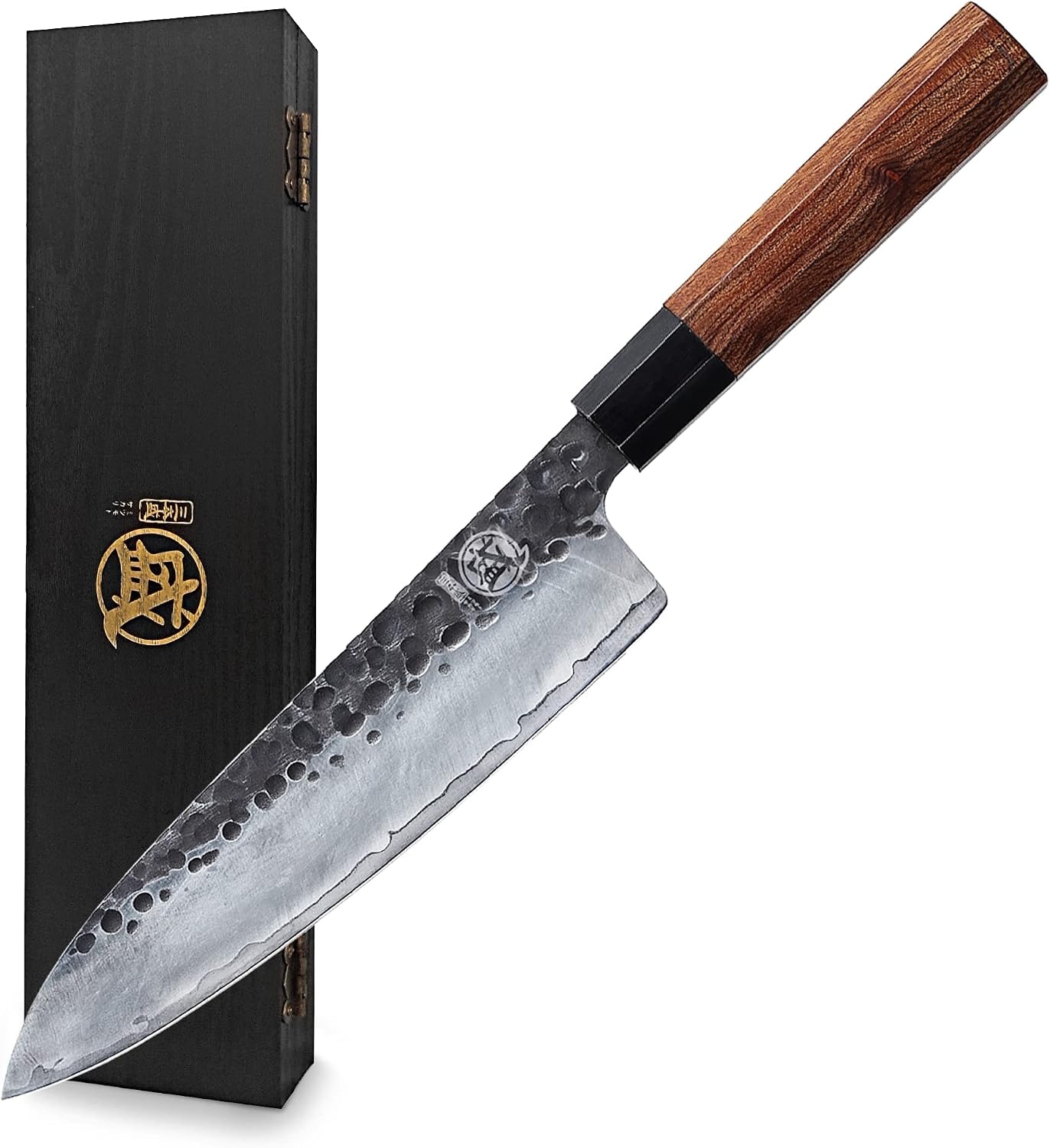 MITSUMOTO SAKARI Gyuto Koksmes van 22 cm, Japans Keukenmes - Maat 22 cm