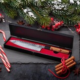MITSUMOTO SAKARI Gyuto Koksmes van 22 cm, Japans Keukenmes - Maat 22 cm