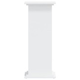 vidaXL Plantenstandaard 33x33x80 cm bewerkt hout wit