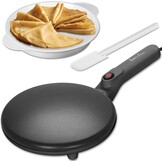 Baker's Friend Onmiddellijke crêpemachine, crêpepan met brandvaste handgreep, anti-aanbakkookoppervlak van 20 cm, automatische temperatuurregeling, grafiet