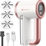 Elektrische Pluizenverwijderaar, Oplaadbare Ontpiller voor Kleding & Meubels, Verstelbare 3-Snelheden, 6-Blads Mes, LED-display, Pluisscheerapparaat met Dubbele Bescherming