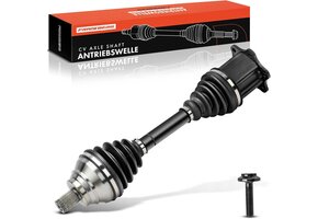 Aandrijfas Vooras Links 2.0L (Volautomaat) -56% korting, Geschikt voor Golf VII, A3, Octavia, Leon
