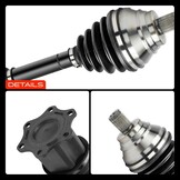 Frankberg Aandrijfas, volautomatisch, vooras, links, compatibel met Golf VII 5G1 BE1 BE2 BQ1 A3 8V1 8VK O.c.t.a.v.i.a III 5E2 NL3 NR3 Leon 5F1 Replace# 5Q0407271L