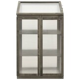 vidaXL Broeikas 60x45x100 cm vurenhout