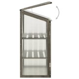 vidaXL Broeikas 60x45x100 cm vurenhout