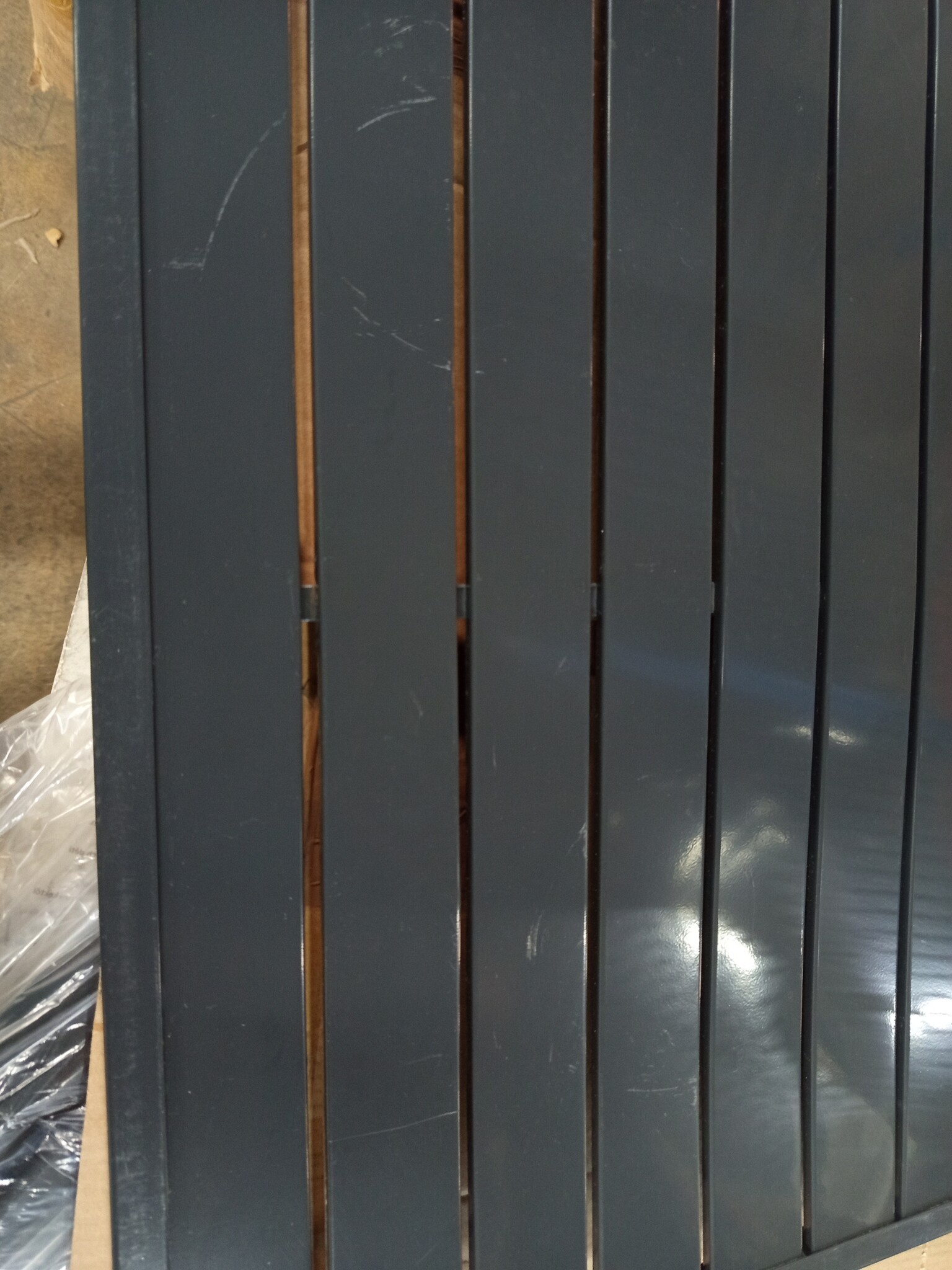 vidaXL Tuintafel 110x54x70 cm staal antracietkleurig