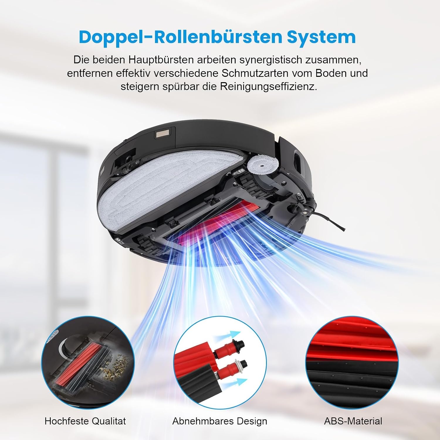 32 stuks accessoires voor Roborock S8 MaxV Ultra & S8 Max Ultra robotstofzuiger, 4 hoofdborstels, 6 stofzakken, 4 filters, 4 reinigingsdoekjes, 4 zijwissers, 6 zijborstels en reinigingsborstel