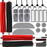 32 stuks accessoires voor Roborock S8 MaxV Ultra & S8 Max Ultra robotstofzuiger, 4 hoofdborstels, 6 stofzakken, 4 filters, 4 reinigingsdoekjes, 4 zijwissers, 6 zijborstels en reinigingsborstel