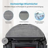 32 stuks accessoires voor Roborock S8 MaxV Ultra & S8 Max Ultra robotstofzuiger, 4 hoofdborstels, 6 stofzakken, 4 filters, 4 reinigingsdoekjes, 4 zijwissers, 6 zijborstels en reinigingsborstel