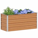 vidaXL Verhoogde plantenbak Licht Bruin 100 x 40 x 45 cm