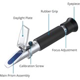 AUTOUTLET Zoutgehalte refractometer aquarium met ATC dubbele schaal 0-100 PPT en zwaartekracht specificatie 1.000-1.070 voor zeewater vissen zwembad precisiegereedschap